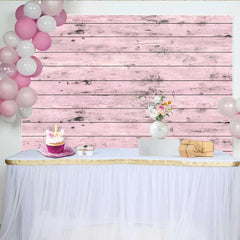 Lofaris Fotohintergrund Hellrosa Holzoptik Rustikale Bretter Shabby Chic