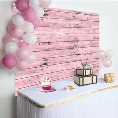 Lofaris Fotohintergrund Altrosa Holzstruktur Rustikal Shabby Chic Deko