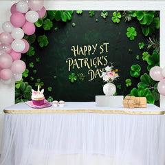 Lofaris St Patricks Day Hintergrund Happy St Patricks Day Text Dunkler Stein Deko