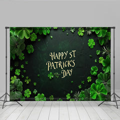Lofaris St Patricks Day Hintergrund Happy St Patricks Day Text Dunkler Stein Deko