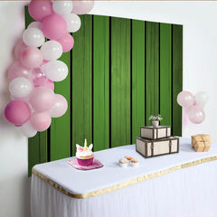 Lofaris St Patricks Day Hintergrund Rustikale Grüne Holzbretter Textur Party Deko