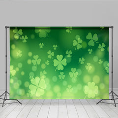 Lofaris St Patricks Day Hintergrund Schwebende Grüne Kleeblätter Muster Feiertag Deko