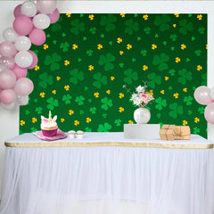 Lofaris St Patricks Day Hintergrund Nahtloses Grün Gelb Kleeblatt Muster Hintergrund