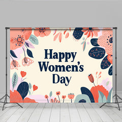Lofaris Alles Gute zum Frauentag Kühne Illustration Blumen Hintergrund Bunt