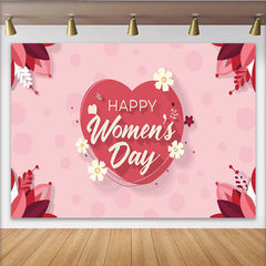 Lofaris Alles Gute zum Frauentag Herz und Blumen Hintergrund Romantisch