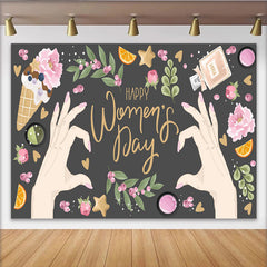 Lofaris Alles Gute zum Frauentag Hände Herz Lifestyle Hintergrund Glamour