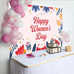 Lofaris Alles Gute zum Frauentag Bunter Blumenrahmen Hintergrund Feier Deko