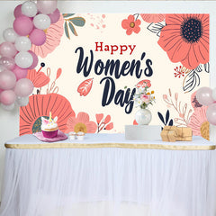 Lofaris Vintage Blumen Frauentag Hintergrund Handgezeichnete Korallen Blumen