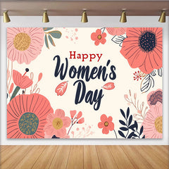 Lofaris Vintage Blumen Frauentag Hintergrund Handgezeichnete Korallen Blumen