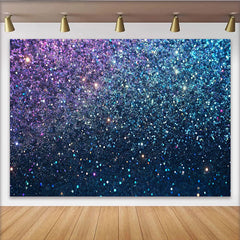 Lofaris Kosmischer Glitzer Bokeh Hintergrund Blau Lila Funkeln Fotografie
