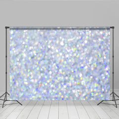 Lofaris Silber Irisfarbenes Bokeh Hintergrund Pastell Regenbogen Funkeln