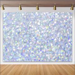 Lofaris Silber Irisfarbenes Bokeh Hintergrund Pastell Regenbogen Funkeln