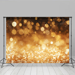 Lofaris Goldenes Licht Bokeh Hintergrund Warmes Festliches Funkeln Fotografie