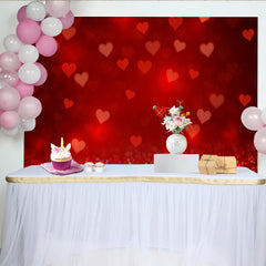 Lofaris Rote Herzen Bokeh Hintergrund Valentinstag Romantische Fotografie