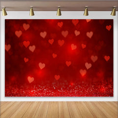 Lofaris Rote Herzen Bokeh Hintergrund Valentinstag Romantische Fotografie