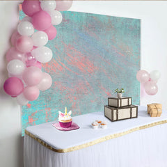 Lofaris Gemalt Blau Pink Textur Hintergrund Abstrakte Leinwand Kreatives Porträt