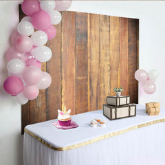 Rustikale Braune Holzdielen Hintergrund Vintage Holzbrett Textur Porträt Studio