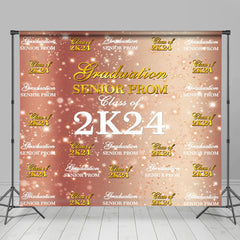 Rose Gold Funkeln Bokeh Wiederholen Abschluss Hintergrund