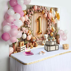 Lofaris Wild One Safari Ballongirlande Geburtstag Hintergrund Dschungel Tier Wald Jungen