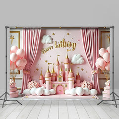 Lofaris Rustikal Marineblau Braun Ballonbogen Geburtstag Hintergrund Hellbraun Weiß Junge