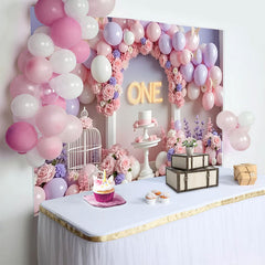 Lofaris Bunter Ballonbogen Geburtstag Hintergrund Primärfarben Fotografie Kinder Party