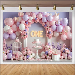 Lofaris Bunter Ballonbogen Geburtstag Hintergrund Primärfarben Fotografie Kinder Party