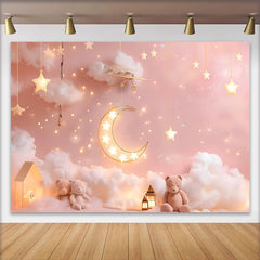 Lofaris Lebendiger Hot Pink Ballonbogen Cake Smash Hintergrund Blumen Geschenkbox Mädchen