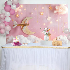 Lofaris Weltraum Abenteuer Happy Birthday Cake Smash Hintergrund Rakete Planeten Junge 1.
