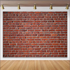 Lofaris Roter Ziegelwand-Hintergrund im rustikalen Stil, vielseitige Fotokulisse für Partys, Events professionelle Porträts