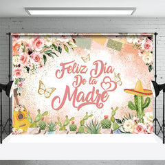Feliz Ja Von Der Madre Blumen Mütter Tag Hintergrund
