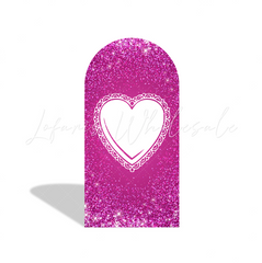 Barbie Head Silhouette Profil Happy Birthday Bogenwand Abdeckung Rosa Mode Puppe Deko