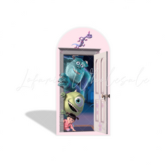 Boo Monster Inc Monster AG Thema Bogenwand Abdeckung Lila Tür Kindergeburtstag Deko