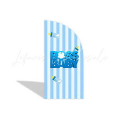 Boss Baby Arch Geburtstagsparty Chiara Bogen Abdeckung Blau Jungen Party Hintergrund