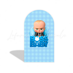Boss Baby Arch Geburtstagsparty Chiara Bogen Abdeckung Blau Jungen Party Hintergrund