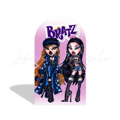 Bratz Happy Birthday Party Bogenwand Abdeckung Mode Puppen Teenager Mädchen Party Deko