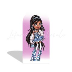 Bratz Happy Birthday Party Bogenwand Abdeckung Mode Puppen Teenager Mädchen Party Deko