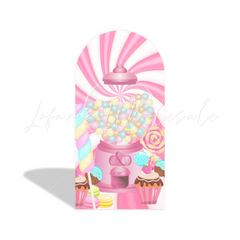 Candy Donut Birthday Baby Shower Party Bogenwand Abdeckung Süßigkeiten Streusel Lecker Deko