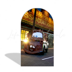 Cars Mcqueen Rennbahn Thema Happy Birthday Bogenhintergrund Abdeckung Auto Party Deko
