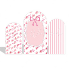 Christening Pink Flora Blumen Bogenwand Abdeckung zur Taufe Party Deko Chiara Hintergrund Stoff