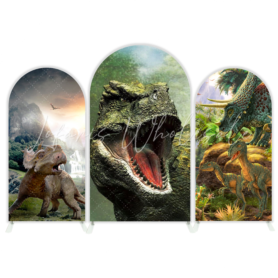 Dinosaur Theme Birthday Baby Shower Party Bogenwand Abdeckung Dino Urzeit Jungen Party Deko