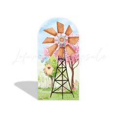 Farm Arch Birthday Party Arch Backdrop Wall Cloth Cover Bogenwand Abdeckung Bauernhof Party Deko