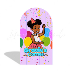 Gracie's Corner Birthday Party Bogenwand Abdeckung Musik Tanz Kinder Youtube Serie Party Deko