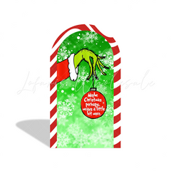 Grinch Cartoon Happy Birthday Party Bogenwand Abdeckung Weihnachten Grün Monster Party Deko
