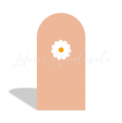 Groovy One Happy Birthday Baby Shower Party Bogenhintergrund Abdeckung Retro 1