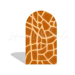 Jungle Safari Animal Zebra Leopard Cheetah Giraffe Fell Muster Bogenwand Abdeckung Babyparty