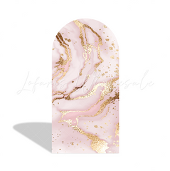 Marble Happy Birthday Party Bogenwand Abdeckung Marmor Stein Textur Elegant Fotohintergrund