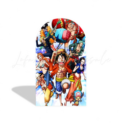 One Piece Theme Birthday Party Bogenwand Abdeckung Ruffy Piraten Anime Schatz Jungen Deko