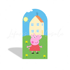 Peppa Pig Familie Wutz Thema Happy Birthday Chiara Bogen Abdeckung Kinder Party Deko