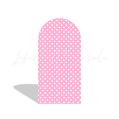 Pink Minnie Birthday Party Background Chiara Bogenhintergrund Abdeckung Rosa Mädchen Deko