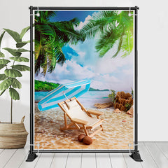 Strand Tropisch Strand Stuhl Foto Sommer Hintergrund